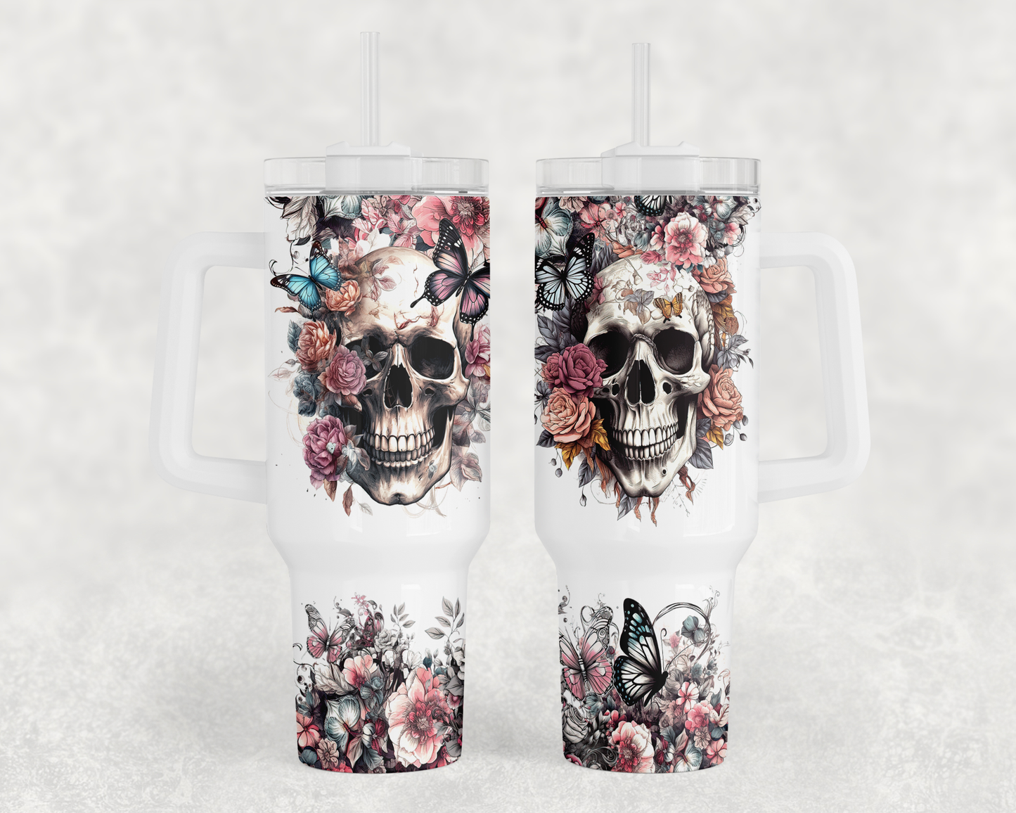 Skulls and florals