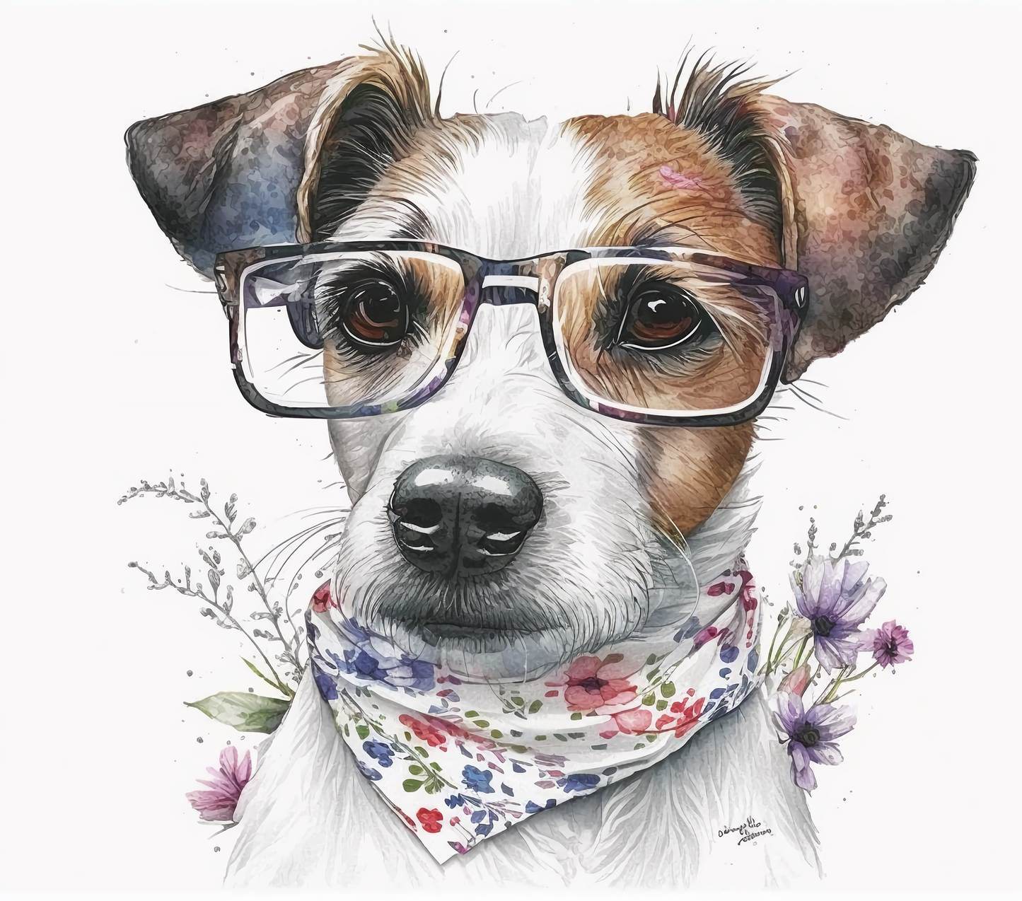 Jack russel Watercolor